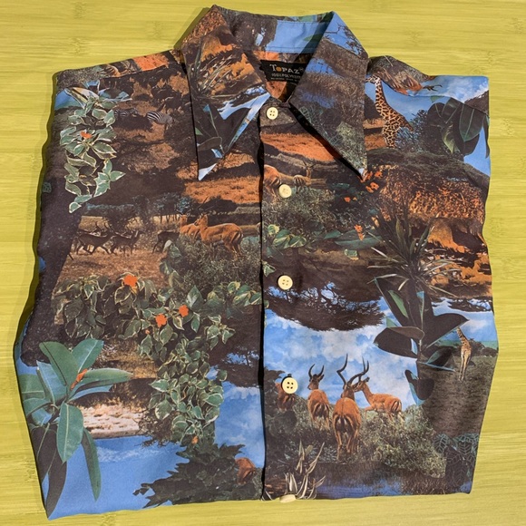 Vintage Versace-esque Print Shirt - Picture 5 of 5